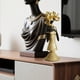 thumbnail image 4 of Escultura de dama africana, figura nórdica elegante, adorno decorativo de mesa para Estilo B, 4 of 9