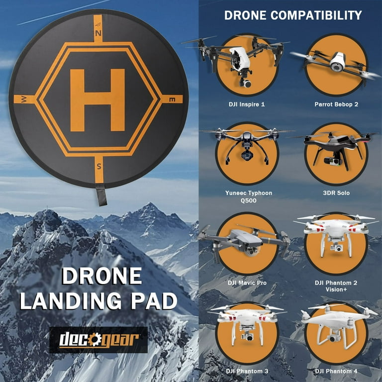 Drone Landing Pad, Target Number Dot, 4