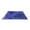 thumbnail image 2 of Ahgly Company Machine Washable Indoor Rectangle Abstract Blue Modern Area Rugs, 8' x 12', 2 of 4