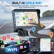 thumbnail image 5 of Estéreo inalámbrico portátil para automóvil Apple CarPlay y Android con control de voz, pantalla táctil de 7 "estéreo doble DIN con Bluetooth, reproductor multimedia, audio para automóvil con cámara d, 5 of 5
