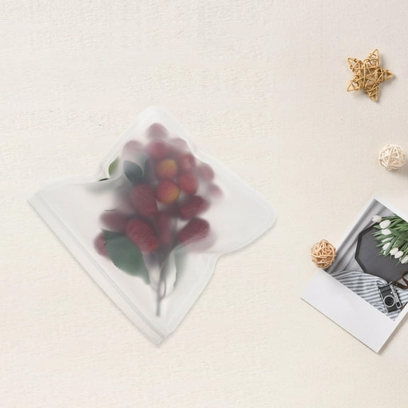 HAMPPLIES Turkey Brining Bag with Double Zipper Seal for Kitchen Use Spacious Design EVA Material Transparent Reusable Food Bag