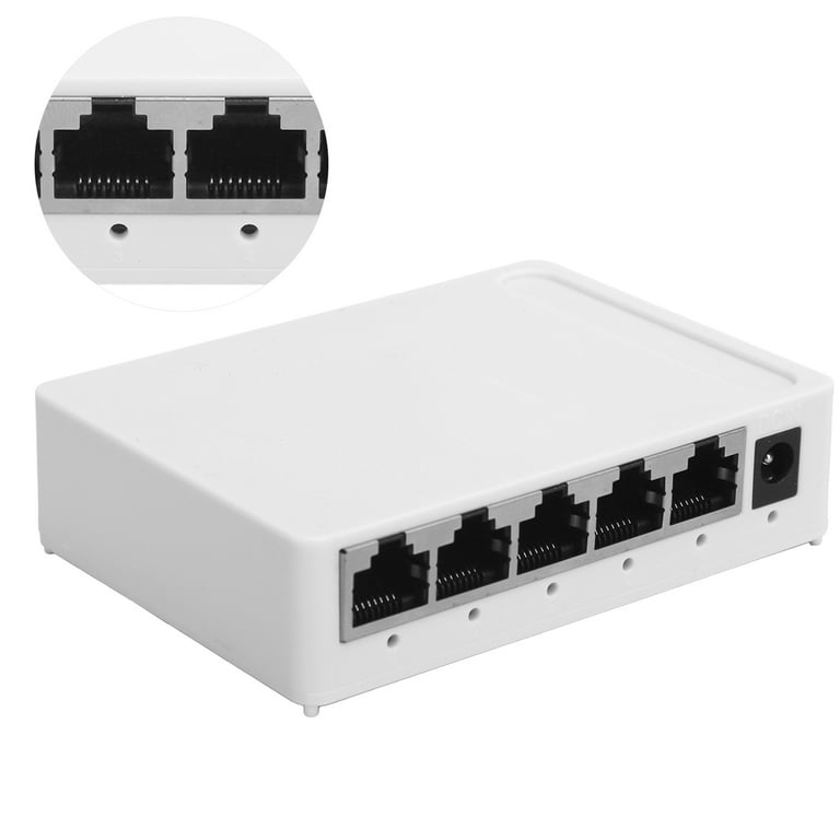 Ymiko Network Switch,10/100/1000mbps Switch,5‑Port Gigabit