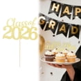 thumbnail image 1 of Class Of 2026 Cake Topper Congrats 2026 Cake Décor Congrats Grad Happy Graduation High School/Senior/ Graduation Decorations, 1 of 9