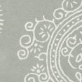 thumbnail image 6 of SAFAVIEH Bella Laurel Floral Paisley Wool Area Rug, Grey/Ivory, 5' x 5' Square, 6 of 6