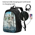 thumbnail image 2 of Ghostbusters Stay Puft Large Travel Laptop Backpack with USB Charging Port Business Computer Bag for Men Women College Backpacks, 2 of 7