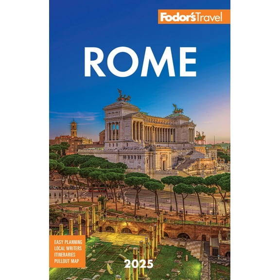 Full-Color Travel Guide Fodor's Rome 2025, (Paperback)