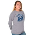 thumbnail image 4 of Betty Boop Connecticut State Outline Women's Long Sleeve T Shirt Brisco Brands S, 4 of 6