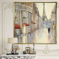 thumbnail image 2 of Designart ' Love in Paris III ' Romantic French Country Framed Canvas, 2 of 3