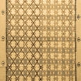 thumbnail image 1 of Ahgly Company Indoor Square Abstract Brown Modern Area Rugs, 4' Square, 1 of 4