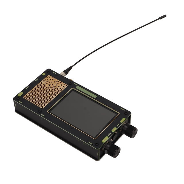 Receptor DSP SDR, Función Potente de 3000 mAh Batería de 3.5 Pulgadas SDR SDRWAVE Receptor 1.10d Alta Sensibilidad para La Computeradora