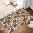 thumbnail image 4 of Sikiie Cute Cat Print Flannel Anti-slip Floor Mat 16x24in, Thickened Dustproof Entrance Door Mat Floor Mat for Kitchen, Bathroom, Laundry Room, 4 of 7