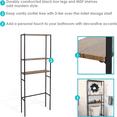 3Tier OverTheToilet Storage Shelf Industrial Style with