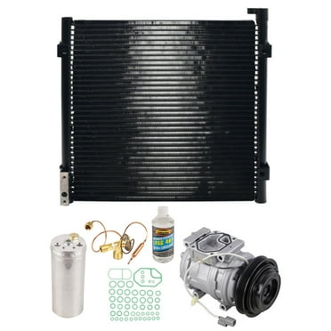 For Honda Civic Si EM1 1999 2000 A/C Kit w/ AC Compressor Condenser & Drier - BuyAutoParts