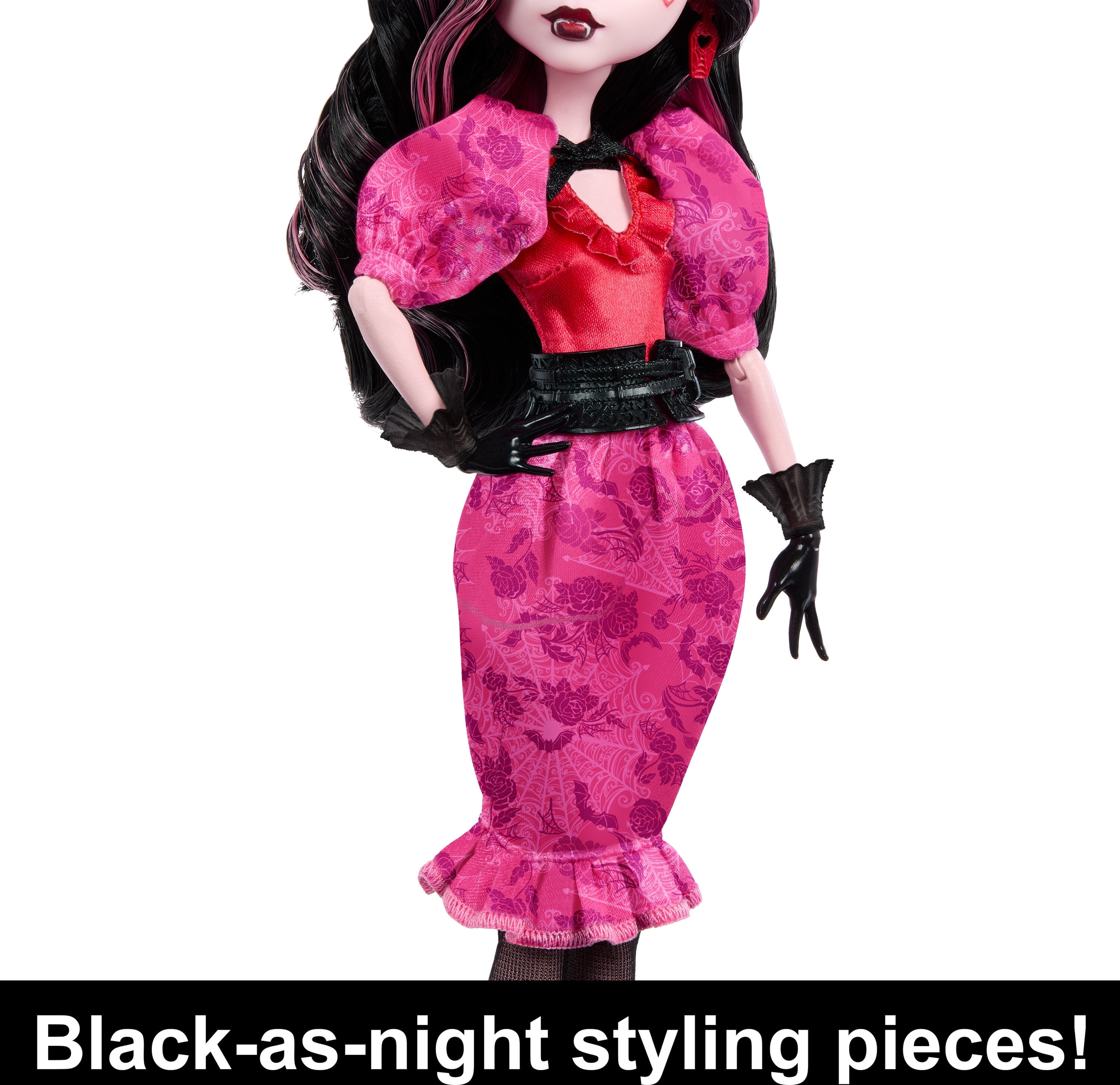 Monster High Draculaura and Clawd Wolf Collectible Dolls, Howliday Love Edition Two-Pack
