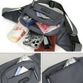 thumbnail image 5 of Construction site work storage mobile phone bag business cashier large capacity messenger chest bag - black, 5 of 6