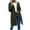 Blackish Green, variant on Women's Windproof Raincoat, Mid-Length Hooded Windbreaker, Waterproof Hiking Jacket, Casual Trench Coat, Outdoor Rain Jacket, Everyday Raincoat Blackish Green L