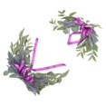 thumbnail image 3 of Fake Lavender Arch Flower for Decoration 2Pcs Artificial Wedding Props, 3 of 4