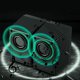 thumbnail image 5 of Altavoces para computadora 2.0 con alimentación USB para juegos con luz LED RGB, entrada auxiliar de 3,5 mm, minialtavoz multimedia estéreo para PC, computadora de escritorio, portátil, teléfono celul, 5 of 6