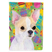 Carolines Treasures SS4819-FLAG-PARENT Chihuahua Easter Eggtravaganza Flag multicolor