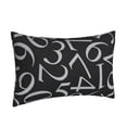 thumbnail image 2 of Fotbe Numbers Pillow Cases - Envelope Closure - Luxury, Extra Soft, Cooling Pillow Covers - Wrinkle, Fade, Stain Resistant-20"x30", 2 of 9