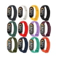 thumbnail image 3 of Correa de Silicona para Xiaomi Mi Band 8, Premium, Deportiva, Resistente al Agua, 3 of 3