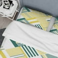 thumbnail image 4 of Designart 'Abstract Diagonal Stripe Pattern' Mid-Century Modern Duvet Cover Set, 4 of 4