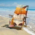 thumbnail image 5 of ZFLMY Fox Flowers Beach Towel for Women, Ultra-Soft Microfiber, Oversized 55.1x27.6, Quick Dry for Bathroom, Beach, Yoga, Camping, Hiking 55.1x27.6in, 5 of 7