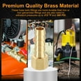 thumbnail image 5 of 10pcs 5/16" To 1/8" NPT Female Brass Hose Barb Fitting Metals Splicer Mender for 3D Printing, Air Compressor, CNC Machine, Dies, 5 of 6