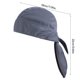 thumbnail image 5 of Eigraketly Sombreros Gorros de quimio Pañuelo para la cabeza Bandana Quick Sun Pasamontañas atado por detrás Hip Pop Head Wrap Casco Capucha interior Ciclismo gris Eigraketly OD020489-08B, 5 of 6