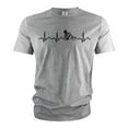 thumbnail image 6 of Men's Mountain biking T-shirt Biker bicycle Sports nature activity cardio love Tee shirt (Medium Military Green), 6 of 7