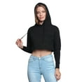 thumbnail image 4 of G-Style USA Women's Long Sleeved Crop Top Hoodie LH13118 - Black - 2X-Large, 4 of 8