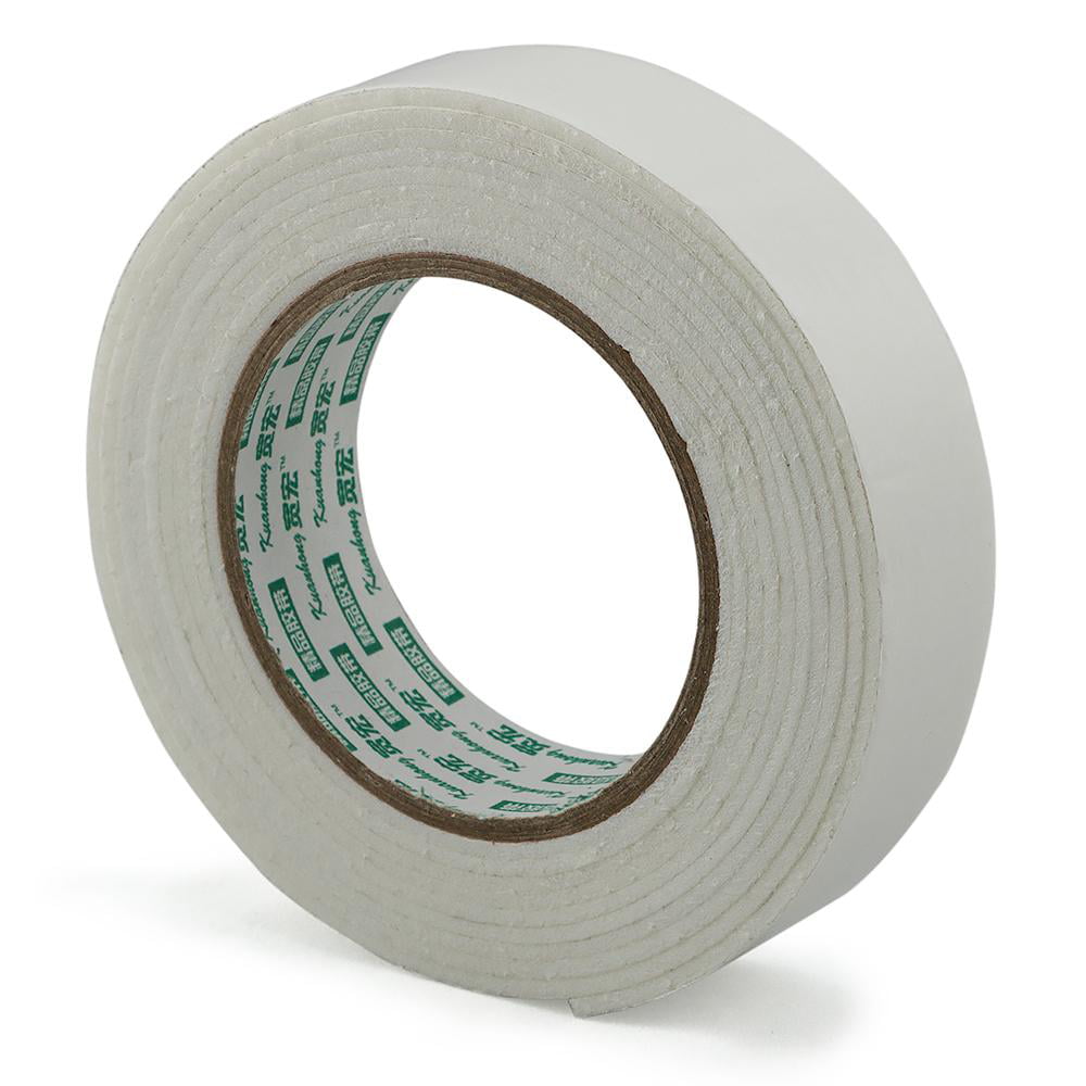 Double Sided White Foam Sticky Tape Roll Adhesive Super Strong easy HGUK 