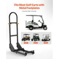 thumbnail image 2 of VEVOR Golf Cart Rear Seat Grab Bar for Most Golf Carts with Metal Footplates Black, 2 of 9