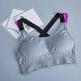 thumbnail image 3 of Sujetador deportivo de alta resistencia, hermoso chaleco cruzado en la espalda, de secado rápido, ropa interior sin anillos de acero, 3 of 6