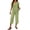 39#Light Green, variant on Summer Outfits Two Piece Sets for Women Capri Set Casual Summer Wide Leg Crop Pants and Top Matching Suits Orange S