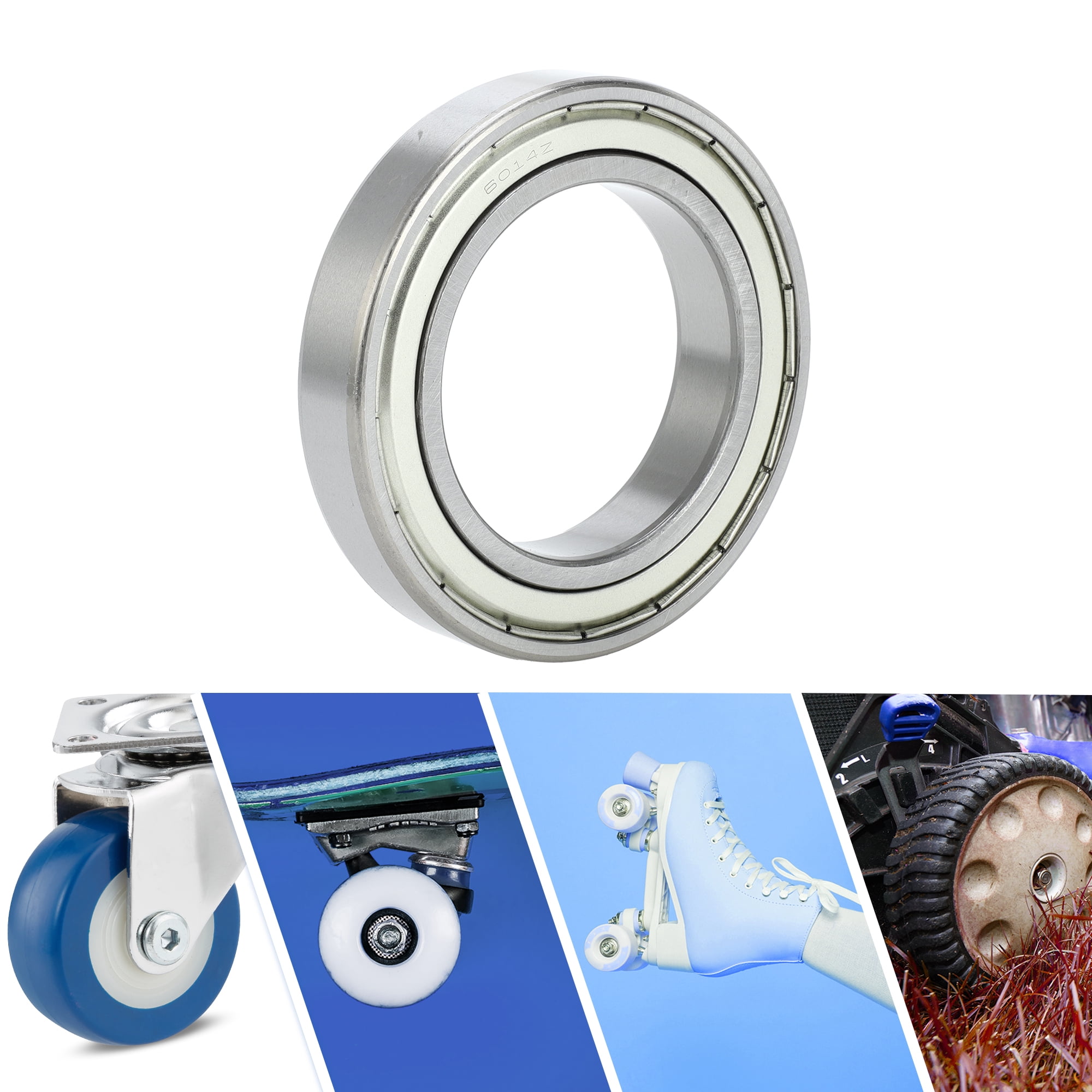 6014ZZ Deep Groove Ball Bearings 70x110x20mm 1 Pc Lubricated Bearings Scooter Skateboard Wheel