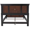 thumbnail image 3 of Home Styles Aspen Bed in Rustic Cherry and Black-Queen, 3 of 5
