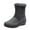 Gray, variant on Women's Winter Snow Boots Warm Faux Fur Lined Ankle Booties Zipper Closure Cold Weather Footwear Non Slip Sole Outdoor Walking Shoes Comfortable Casual Booties