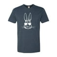 thumbnail image 2 of Go All Out Bunny Face With Sunglasses Deluxe Soft T-Shirt Mens/Women, 2 of 3