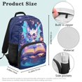 thumbnail image 7 of Jeiento 4-Piece Kids Backpack and Lunch Box Set 17 Inch Reading Baby Dragon Bookbag with Pencil Case & Bookmarks for Boys Girls Elementary School Back to School, 7 of 7