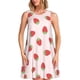 thumbnail image 1 of Balery Strawberry Vestidos de verano para mujer con estampado: vestido holgado sin mangas, vestido playero informal y cómodo para días calurosos., 1 of 7