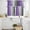 Gray Purple, variant on Purple Gray Ombre Kitchen Curtains Sets for Windows 36 Inch Length, Vintage Country Wooden Rod Pocket Window Treatments Tier Curtains and Valances Set for Bedroom/Bathroom