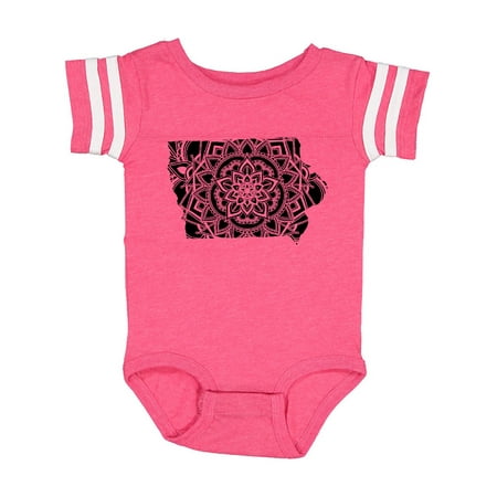 

Inktastic Iowa Silhouette Mandala Gift Baby Boy or Baby Girl Bodysuit