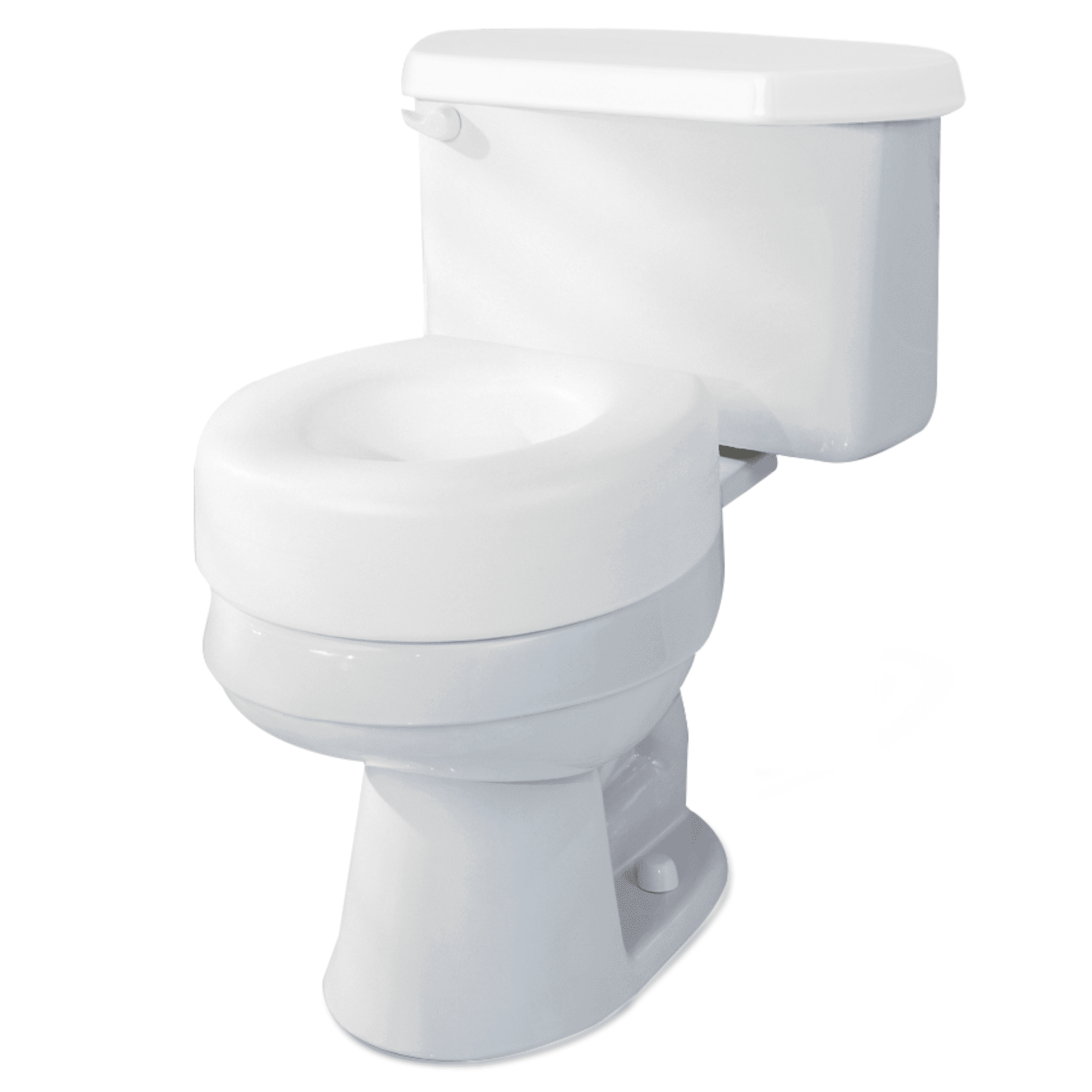 Medline Toilet Seat Riser for Seniors, Fits Most Toilets, 400 lb Weight Capacity, White