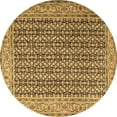 thumbnail image 1 of Ahgly Company Indoor Round Persian Brown Traditional Area Rugs, 5' Round, 1 of 4