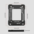 thumbnail image 3 of LGA1700 Boucle de Fixation pour Cadre de Boîtier CPU, Boucle de Support de Correction de Flexion de Boîtier CPU à Contact Robuste avec Main, Noir, 3 of 5