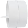 thumbnail image 1 of - 4" inch Plastic Inline Backdraft Damper. Connect Exhaust or Bathroom air Dryer and ducting with Backdraft Damper. HVAC. Heating. Cooling. Kitchen and Bathroom Applications., 1 of 4