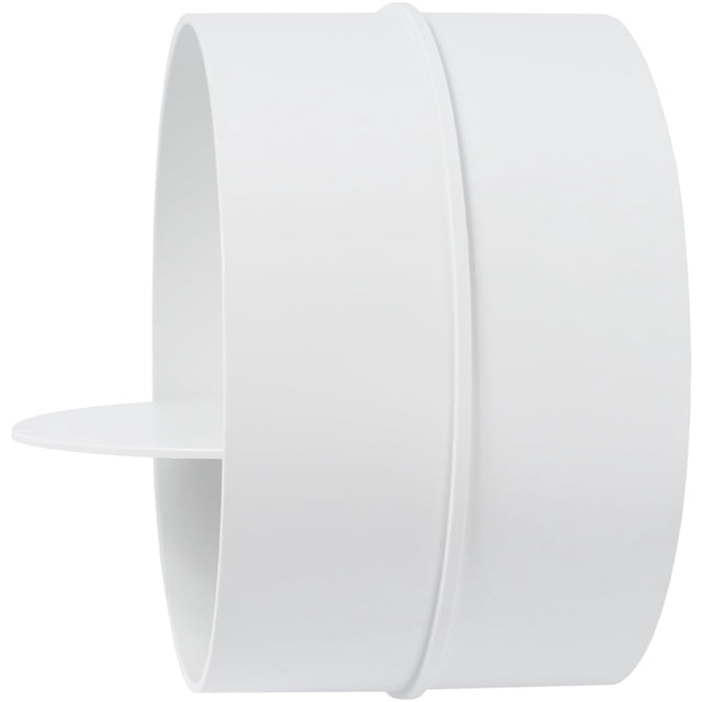 - 4" inch Plastic Inline Backdraft Damper. Connect Exhaust or Bathroom air Dryer and ducting with Backdraft Damper. HVAC. Heating. Cooling. Kitchen and Bathroom Applications.