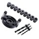 thumbnail image 1 of Speravity Vertical Self Centering Dowel 6/8/10mm for Carpenters Woodworking Craft Herramientas eléctricas Negro, 1 of 1
