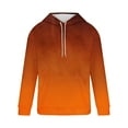 thumbnail image 4 of Jinhomg 2025 Hooded Sweatshirt for Men Fashion Tie Dye Print Casual Pullover Tall Thermal Comfy Long Sleeve Drawstring Hoodies with Pocket Orange L, 4 of 5